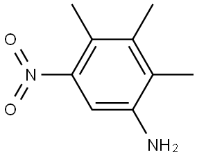 2,3,4-trimethyl-5-nitroaniline Structure