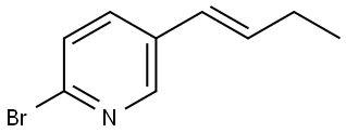 (E)-2-bromo-5-(but-1-en-1-yl)pyridine Structure