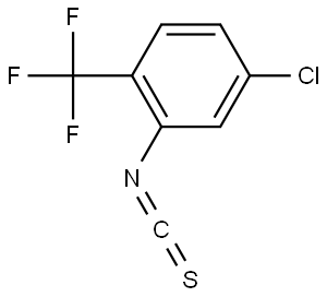 4-chloro-2-isothiocyanato-1-(trifluoromethyl)benzene Structure