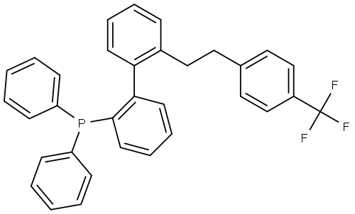 diphenyl(2'-(4-(trifluoromethyl)phenethyl)-[1,1'-biphenyl]-2-yl)phosphane Structure