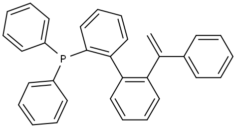 diphenyl(2'-(1-phenylvinyl)-[1,1'-biphenyl]-2-yl)phosphane Structure