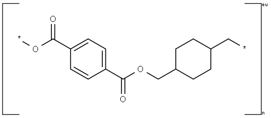 Poly(1,4-cyclohexylenedimethylene) terephthalate Structure