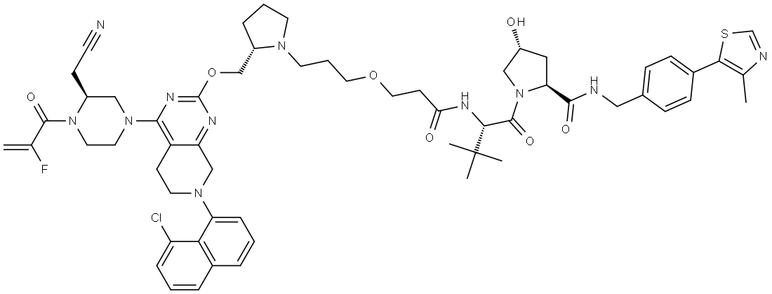 PROTAC KRASG12C Degrader-LC-2 Structure