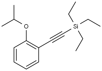 1-(1-Methylethoxy)-2-[2-(triethylsilyl)ethynyl]benzene Structure