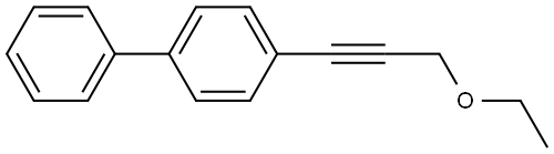 4-(3-Ethoxy-1-propyn-1-yl)-1,1'-biphenyl Structure