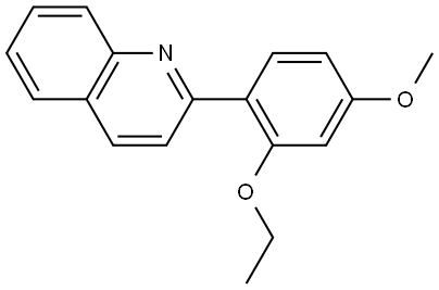 2-(2-Ethoxy-4-methoxyphenyl)quinoline Structure