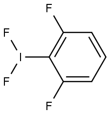 Benzene, 2-(difluoroiodo)-1,3-difluoro- Structure