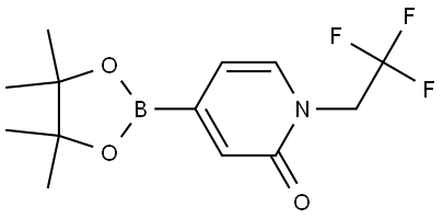 4-(4,4,5,5-Tetramethyl-1,3,2-dioxaborolan-2-yl)-1-(2,2,2-trifluoroethyl)-2(1H... Structure