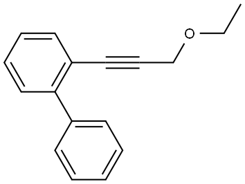 2-(3-Ethoxy-1-propyn-1-yl)-1,1'-biphenyl Structure