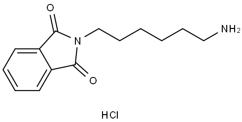 1H-Isoindole-1,3(2H)-dione, 2-(6-aminohexyl)-, hydrochloride (1:1) Structure