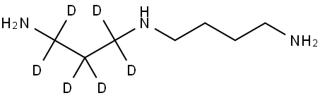 Spermidine-d6 Structure