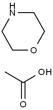 Morpholine,acetate(1:1) Structure