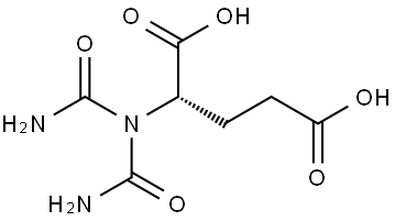 N,N-dicarbamoyl-L-glutamic acid Structure