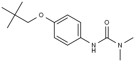 N'-[4-(2,2-Dimethylpropoxy)phenyl]-N,N-dimethylurea Structure