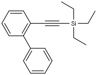 2-[2-(Triethylsilyl)ethynyl]-1,1'-biphenyl Structure