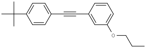 1-[2-[4-(1,1-Dimethylethyl)phenyl]ethynyl]-3-propoxybenzene Structure