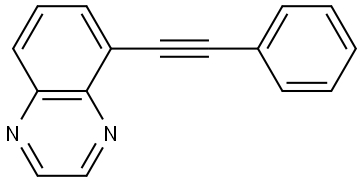 5-(2-Phenylethynyl)quinoxaline Structure