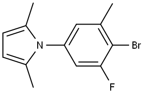 1-(4-Bromo-3-fluoro-5-methylphenyl)-2,5-dimethyl-1H-pyrrole Structure