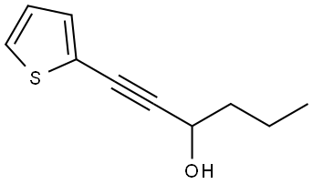 1-(2-Thienyl)-1-hexyn-3-ol Structure