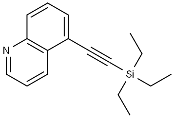 5-[2-(Triethylsilyl)ethynyl]quinoline Structure