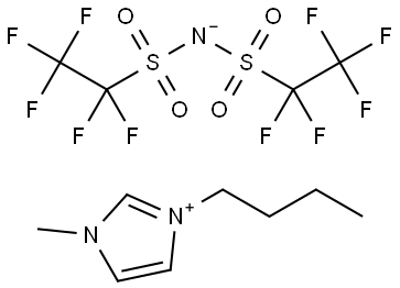 1-Butyl-3-methylimidazolium bis(pentafluoroethylsulfonyl)imide, 98% Structure