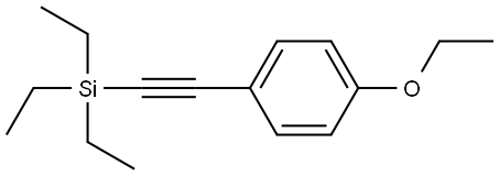 1-Ethoxy-4-[2-(triethylsilyl)ethynyl]benzene Structure