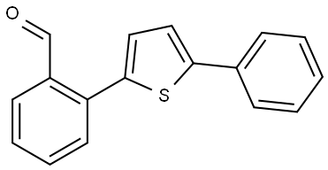 2-(5-Phenyl-2-thienyl)benzaldehyde Structure