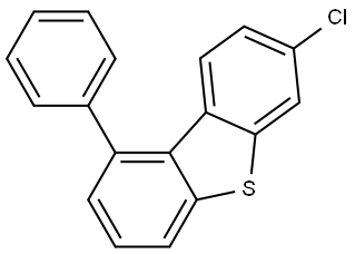 Dibenzothiophene, 7-chloro-1-phenyl- Structure