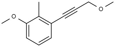 1-Methoxy-3-(3-methoxy-1-propyn-1-yl)-2-methylbenzene Structure