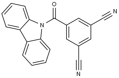 (5-(9H-carbazole-9-carbonyl)isophthalonitrile) Structure