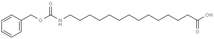 14-(Cbz-amino)tetradecanoic Acid Structure