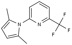 2-(2,5-Dimethyl-1H-pyrrol-1-yl)-6-(trifluoromethyl)pyridine Structure