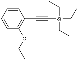 1-Ethoxy-2-[2-(triethylsilyl)ethynyl]benzene Structure