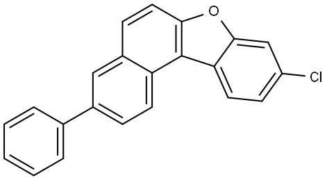 Benzo[b]naphtho[1,2-d]furan, 9-chloro-3-phenyl- Structure