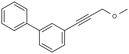 3-(3-Methoxy-1-propyn-1-yl)-1,1'-biphenyl Structure