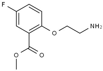 methyl 2-(2-aminoethoxy)-5-fluorobenzoate Structure