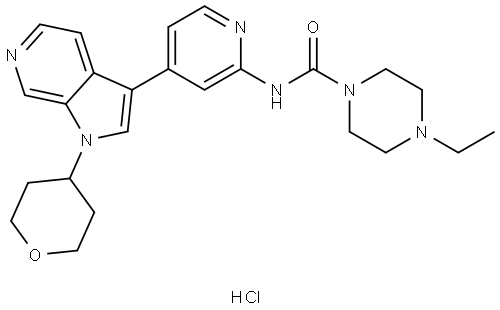 GNF2133 HCl Structure