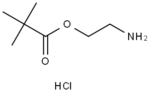 2-aminoethyl pivalate hydrochloride Structure