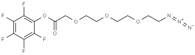 Azido-PEG3-CH2COO-PFP Structure