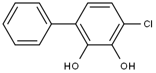 4-Chloro[1,1'-biphenyl]-2,3-diol Structure