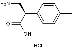 (R)-3-Amino-2-(p-tolyl)propanoic acid hydrochloride Structure