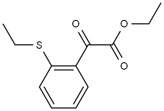 ethyl 2-(2-(ethylthio)phenyl)-2-oxoacetate Structure