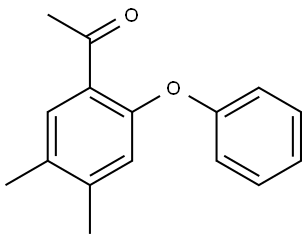 1-(4,5-Dimethyl-2-phenoxyphenyl)ethanone Structure