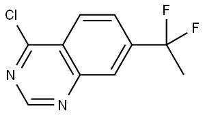 4-Chloro-7-(1,1-difluoroethyl)quinazoline Structure