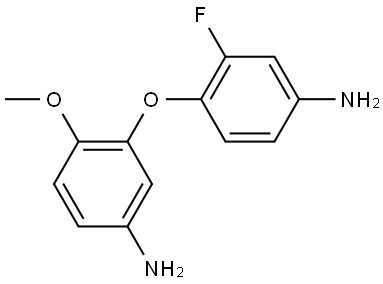 3-(4-Amino-2-fluorophenoxy)-4-methoxyaniline Structure