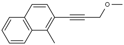 2-(3-Methoxy-1-propyn-1-yl)-1-methylnaphthalene Structure