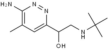 1-(6-amino-5-methylpyridazin-3-yl)-2-(tert-butylamino)ethan-1-ol Structure