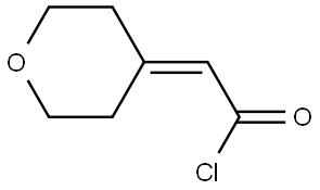 2-(tetrahydro-4H-pyran-4-ylidene)acetyl chloride Structure