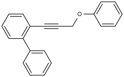 2-(3-Phenoxy-1-propyn-1-yl)-1,1'-biphenyl Structure