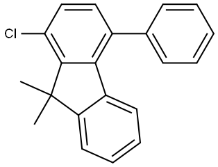 1-chloro-9,9-dimethyl-4-phenyl-9H-fluorene Structure